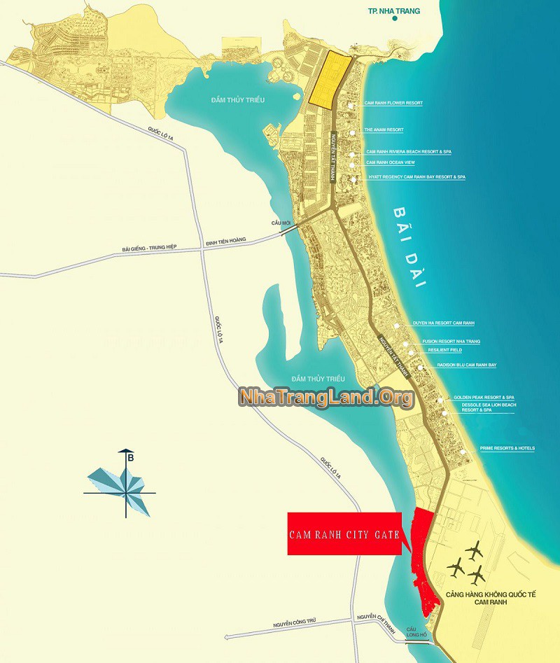 VỊ TRÍ DỰ ÁN CAM RANH CITY GATE — Dự án Cam Ranh City Gate và 5 lý do khách hàng đầu tư