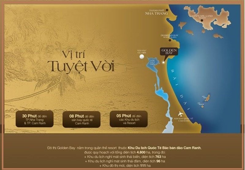 KẾT NỐI KHU VỰC, GIAO THÔNG — Dự án Golden Bay Cam Ranh và 5 lý do thu hút nhà đầu tư