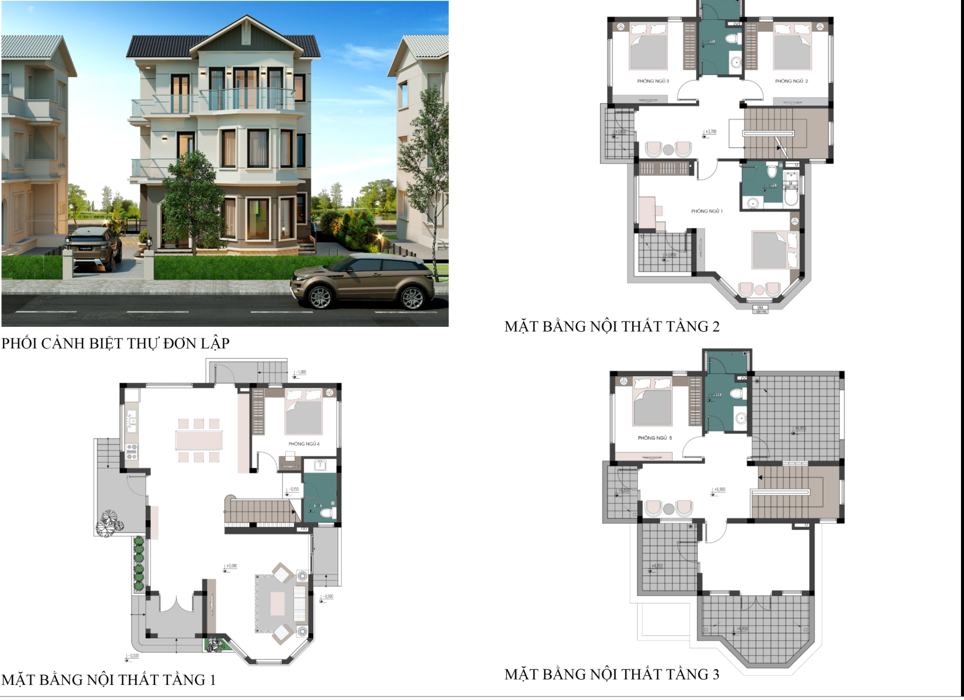 Cần Cho Thuê Căn Biệt Thự Đơn Lập MHDI Cam Ranh, 300m2, Giá: 50tr/tháng - Hình 3