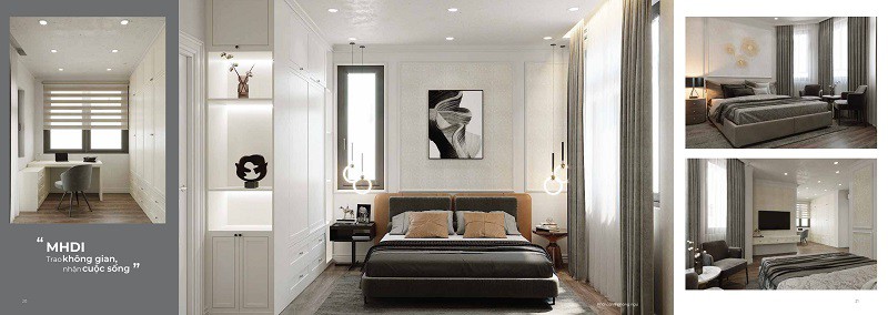 Biệt thự đơn lập MHDI Cam Ranh toàn cảnh hoàn thiện