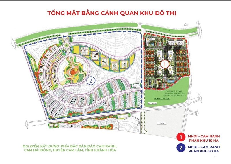 Biệt Thự MHDI Cam Ranh - Khu Nhà Ở Gia Đình Cán Bộ Sĩ Quan Vùng 4 Hải Quân - Hình 2