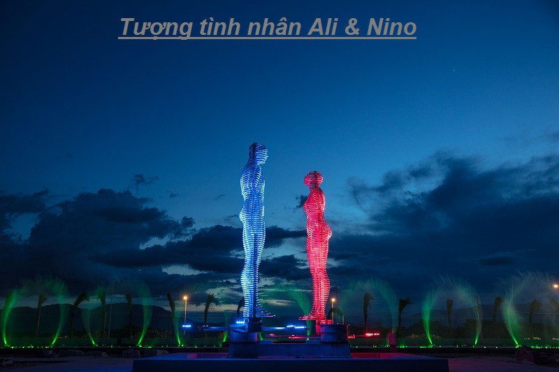 Tượng tình nhân Ali Nino Cam Ranh gần MHDI