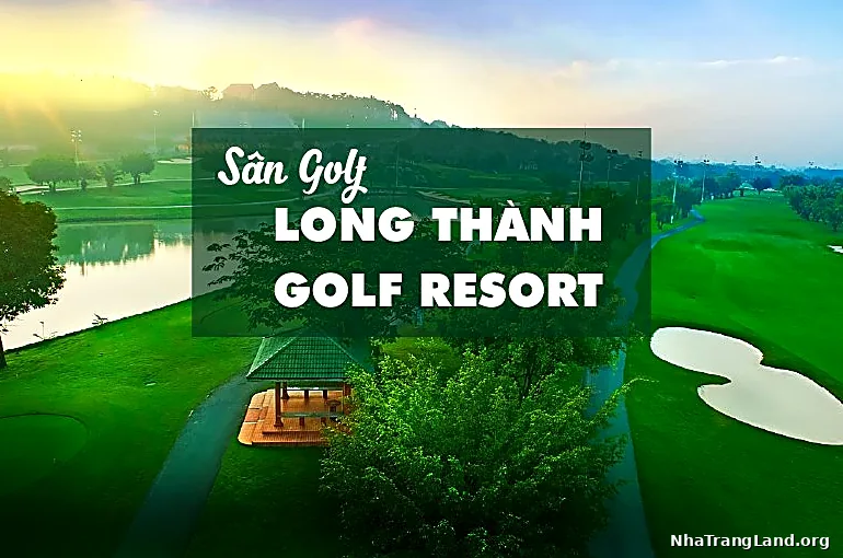 Sân golf Long Thành flycam fairway hồ nước