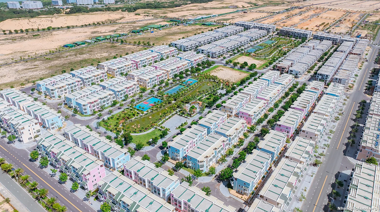 Sun Park Para Sol flycam toàn cảnh shophouse đa sắc